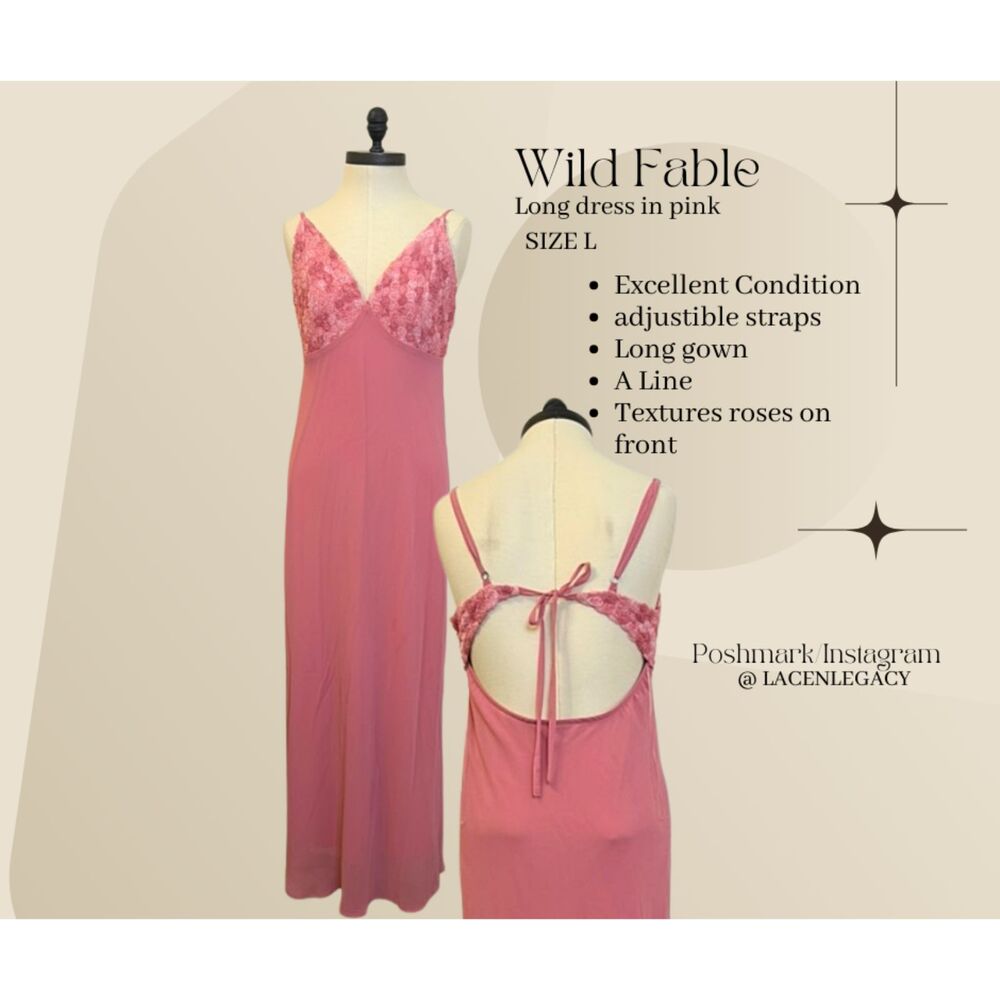 Wild Fable Pink Slip Dress Size L